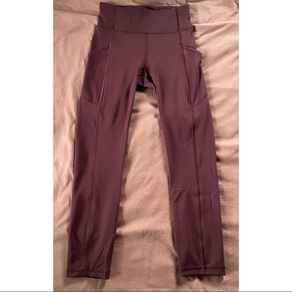 Invigorate high rise tight 25” in Red Merlot - Picture 10 of 10